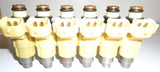 Yamaha F200 - F225 Fuel Injector Set 6 Injectors 69J-13761-00-00 Year 2002-2012